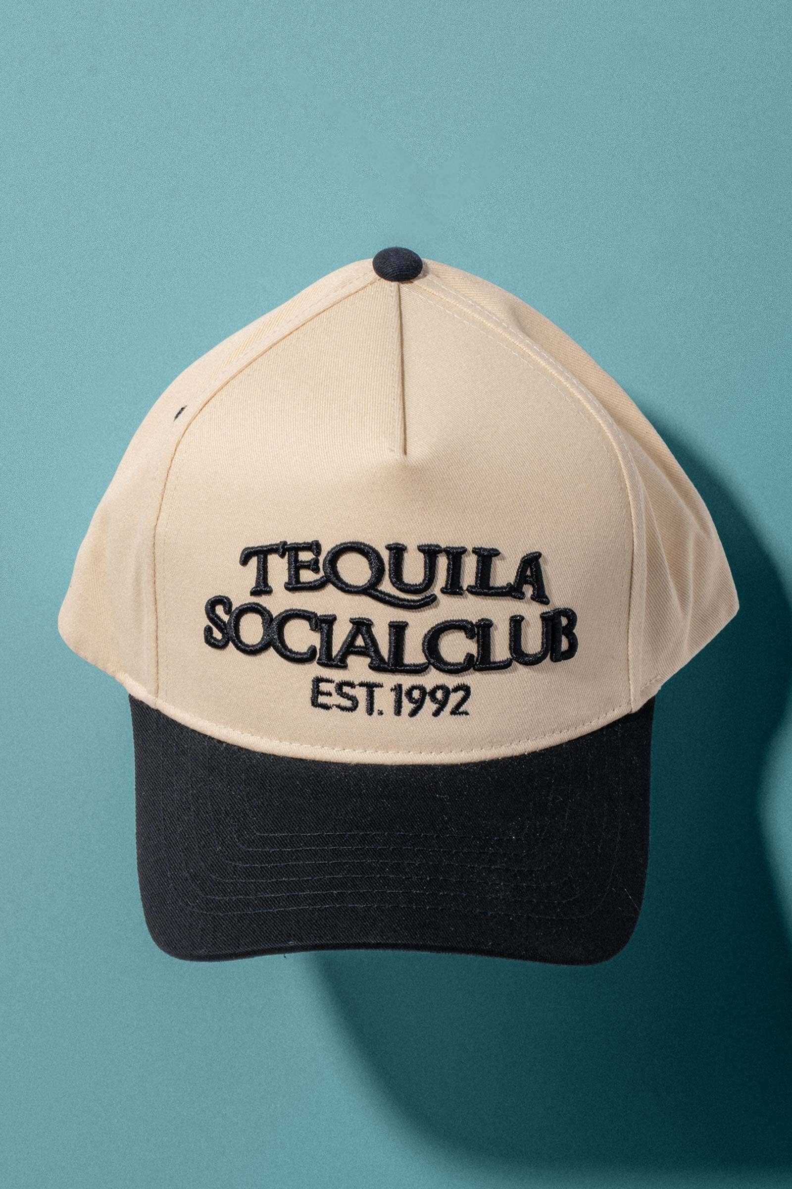 Tequila Social Club Embroidered Trucker Cap