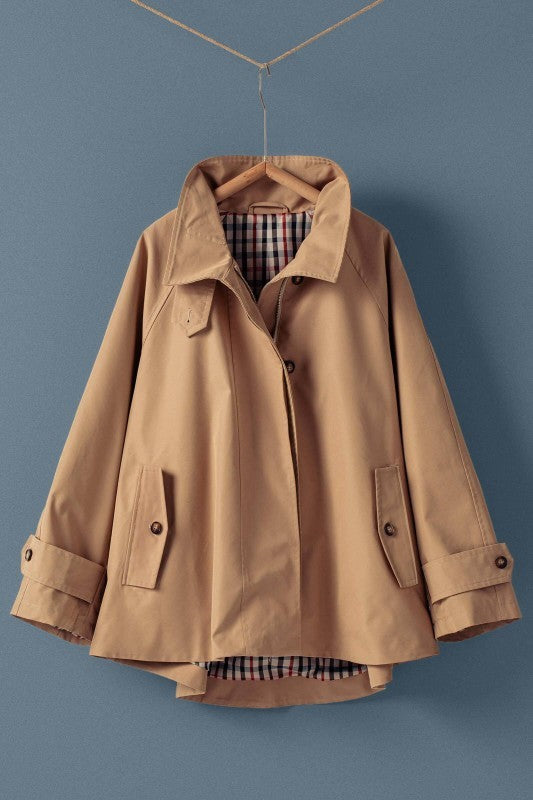 Modern Trench Jacket in KHAKI - Women's Jackets & Blazers | Urban Daizy