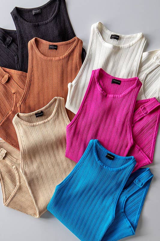 Urban Daizy Ribbed Knit Racerback Sleeveless Classic Spring Bodysuit Black Bodysuit - Women's (UDZ-AC-00039) – alternate…