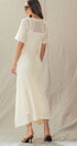 Urban Daizy Cotton Blend Open Knit Maxi Dress Ivory Dress - Women's (UDZ-DR-00532) – alternate view 4