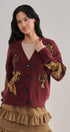 Tiger Jacquard Knit Sweater Cardigan | wholesale cardigan - women's | Urban Daizy