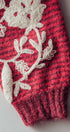 Urban Daizy Floral Embroidered Striped Knit Sweater Brown Knit Sweater - Women's (UDZ-TP-00814) – alternate view 22