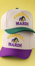 Urban Daizy Mardi Gras Carnival Jester Embroidered Hat Purple Trucker Hat - Women's (UDZ-AC-00241) – alternate view 2