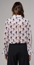 Midnight Stallion Blouse in IVORY BLACK - Women's Shirts & Blouses | Urban Daizy