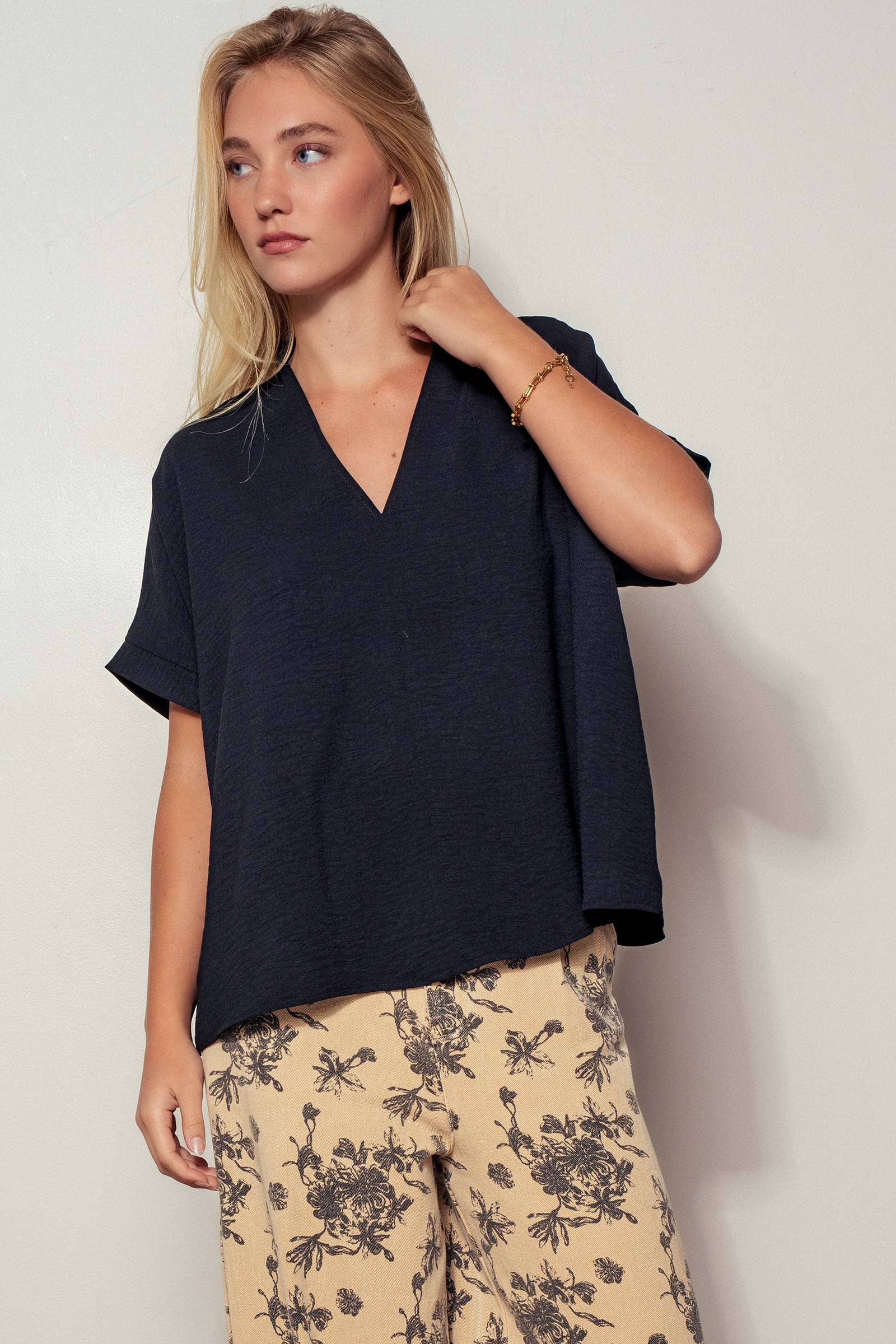 Breezy Airflow V-Neck Top