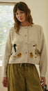 Duckling Parade Intarsia Cardigan in OATMEAL - Women's Cardigans & Shrugs | Urban Daizy