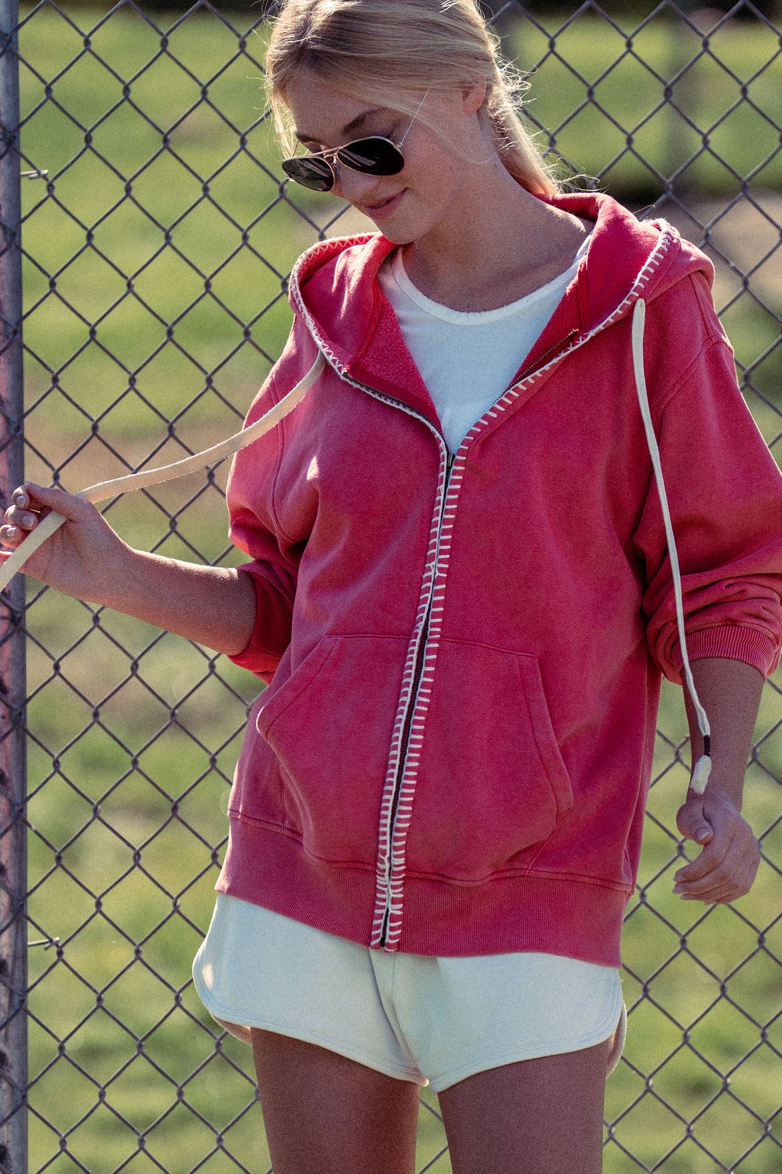 Mineral Wash Oversized Hoodie