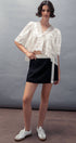 Urban Daizy Asymmetric Waistband Contrast Mini Skirt Black Skirt - Women's (UDZ-SK-00126) – alternate view 13