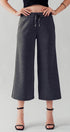 Urban Daizy Wide Leg French Terry Crop Pants Deep-Lavender Pants - Women's (UDZ-PT-00100) – alternate view 13