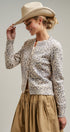Muted Leopard Print Knit Button Cardigan in LEOPARD - Women's Cardigans & Shrugs | Urban Daizy