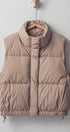 Urban Daizy Essential Puffer Down Vest with Adjustable Hem Black Outerwear Vest - Women's (UDZ-OT-00272) – alternate view 5
