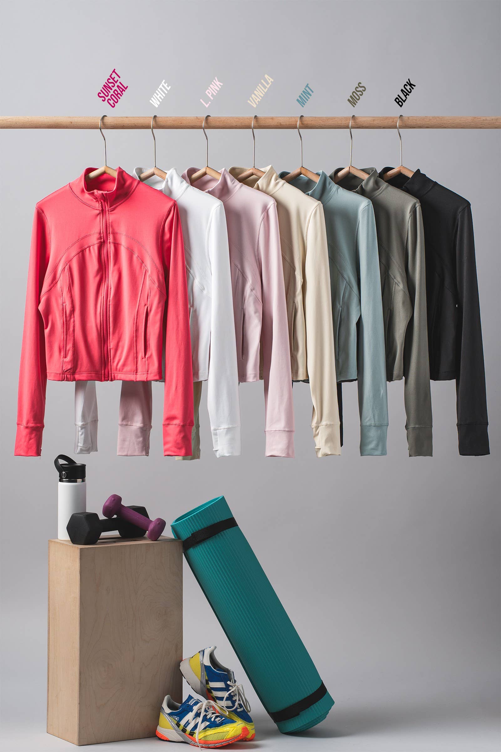 Slim Fit Paneled Zip-Up Activewear Jacket