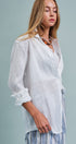 Classic Chic Button-Down Shirt in WHITE - Women's Tops | Urban Daizy