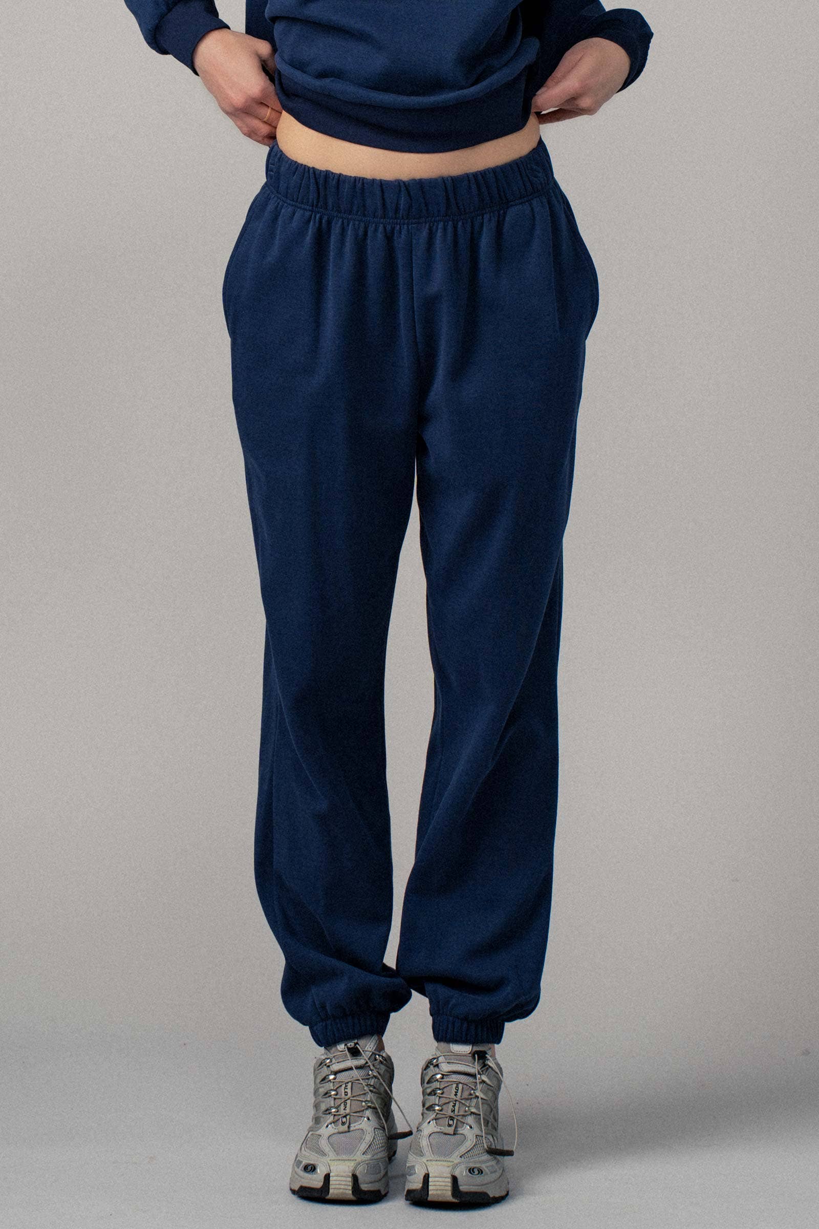 Urban Daizy Statement Sailor Collar Quarter Zip Lounge Set H-Grey Black Top & Pant Set (NOT Loungewear) - Women's… –…