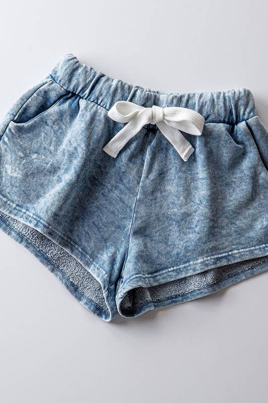 Cozy French Terry Drawstring Casual Lounge Athletic Shorts