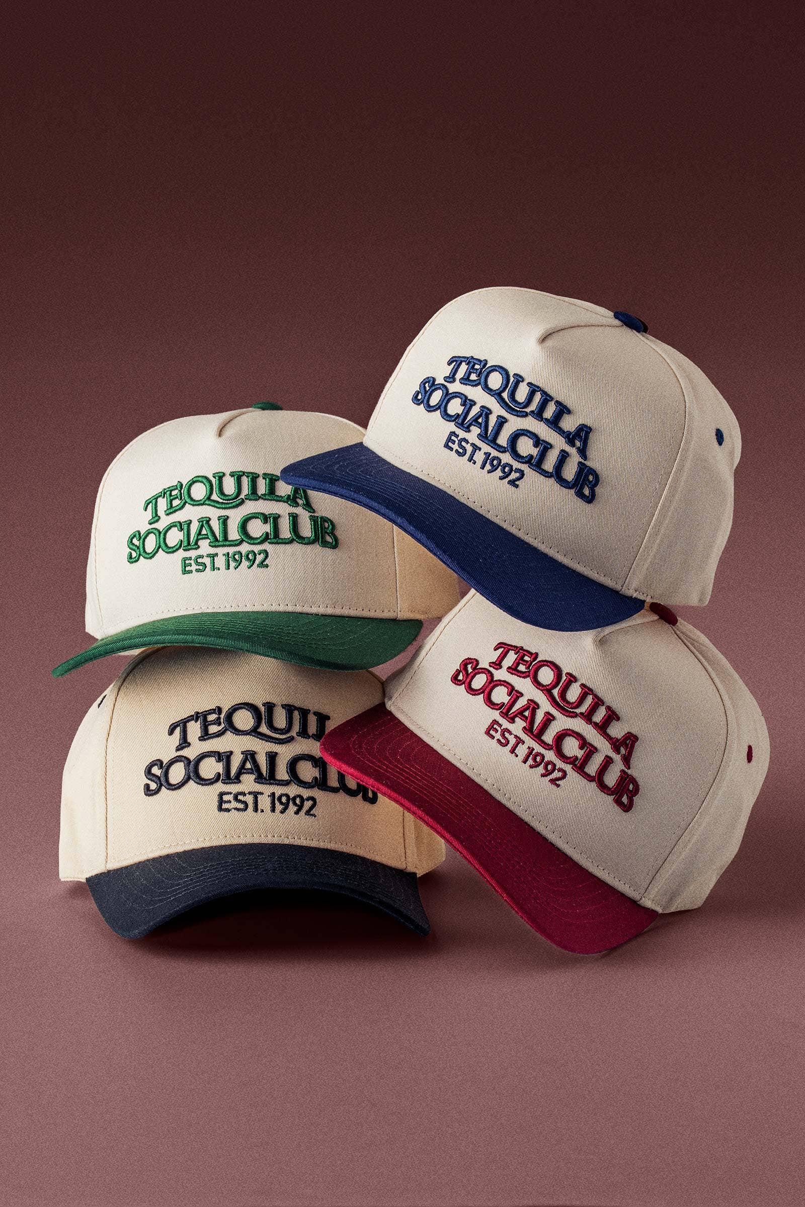 Tequila Social Club Embroidered Trucker Cap
