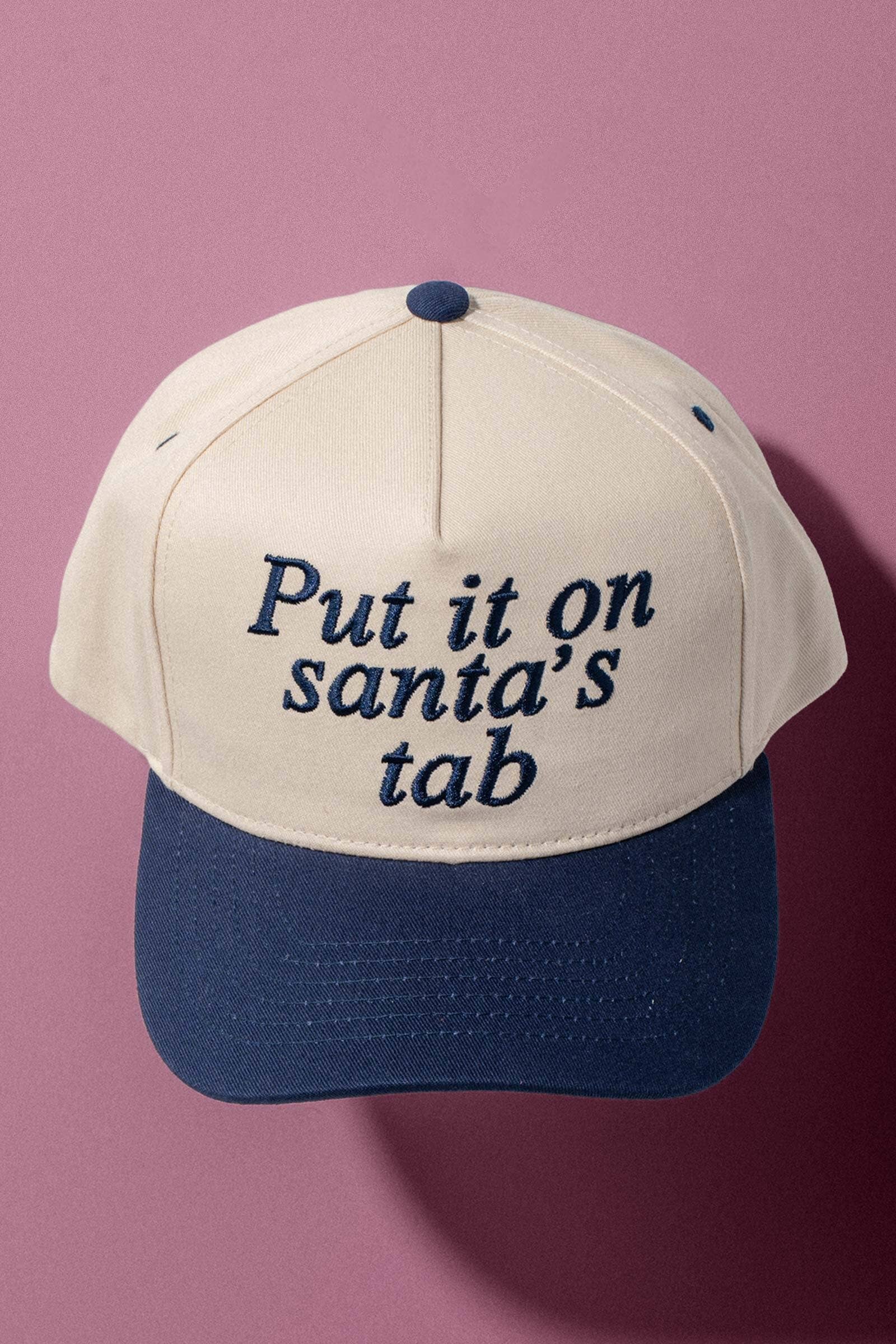 Festive Holiday Script Embroidered Trucker Cap
