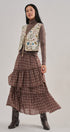 The Folklore Tapestry Vest in BEIGE MULTI - Women's Vests | Urban Daizy