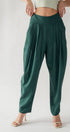 Urban Daizy Elegant High Waist Pleated Wide Leg Spring Pants Green Pants - Women's (UDZ-PT-00043) – alternate view 7