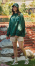 NYC Varsity Patch Mock Neck Sweatshirt | wholesale sweatshirt - women's | Urban Daizy