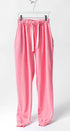 Urban Daizy Mineral Wash Cotton Blend Jogger Sweatpants BUBBLEGUM PINK Lounge Sweatpants/Joggers - Women's (TNPT0005-BUBBLEGUM PINK) – alternate view