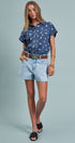 Urban Daizy Classic Relaxed Everyday Denim Shorts Lt-Denim Shorts - Women's (TNPT0836-Lt-Denim) – alternate view 11