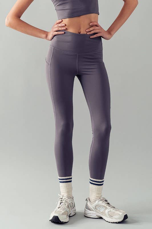 Urban Daizy High-Waisted Side Pocket Active Leggings Black Athletic Lounge Leggings - Women's (UDZ-PT-00158) – alternate…