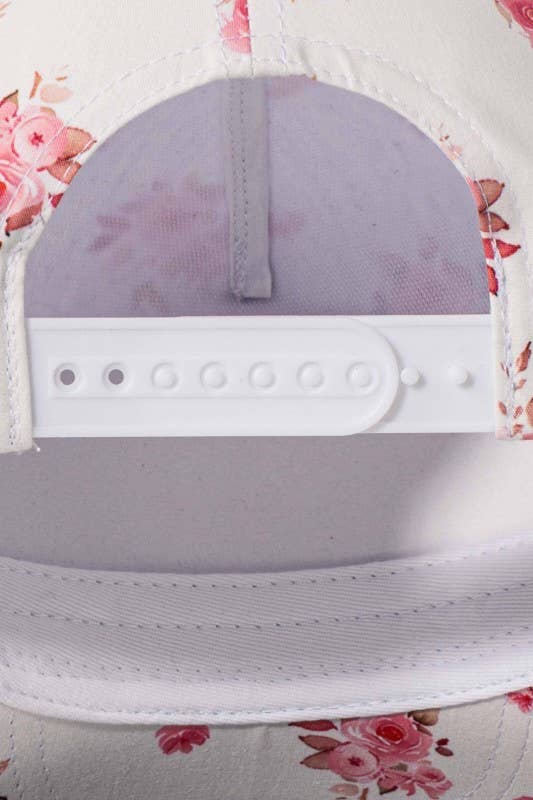 MAMA Floral Embroidered Trucker Cap