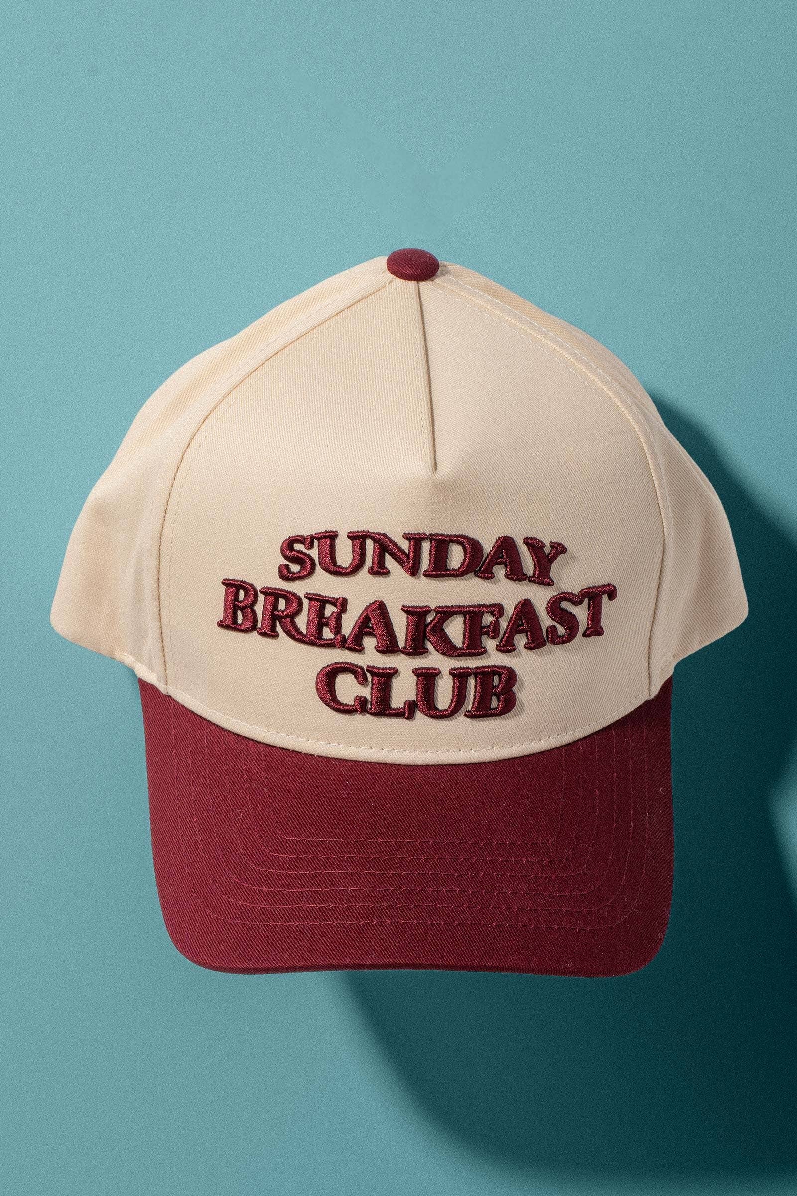 Sunday Breakfast Club Embroidered Two-Tone Trucker Hat