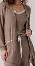 Urban Daizy Pointelle Knit Lace-Trim Pocket Cardigan Cocoa Cardigan - Women's (UDZ-KN-01037) – alternate view 20