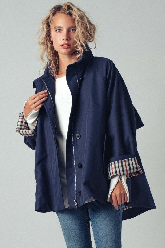 Modern Trench Jacket in KHAKI - Women's Jackets & Blazers | Urban Daizy