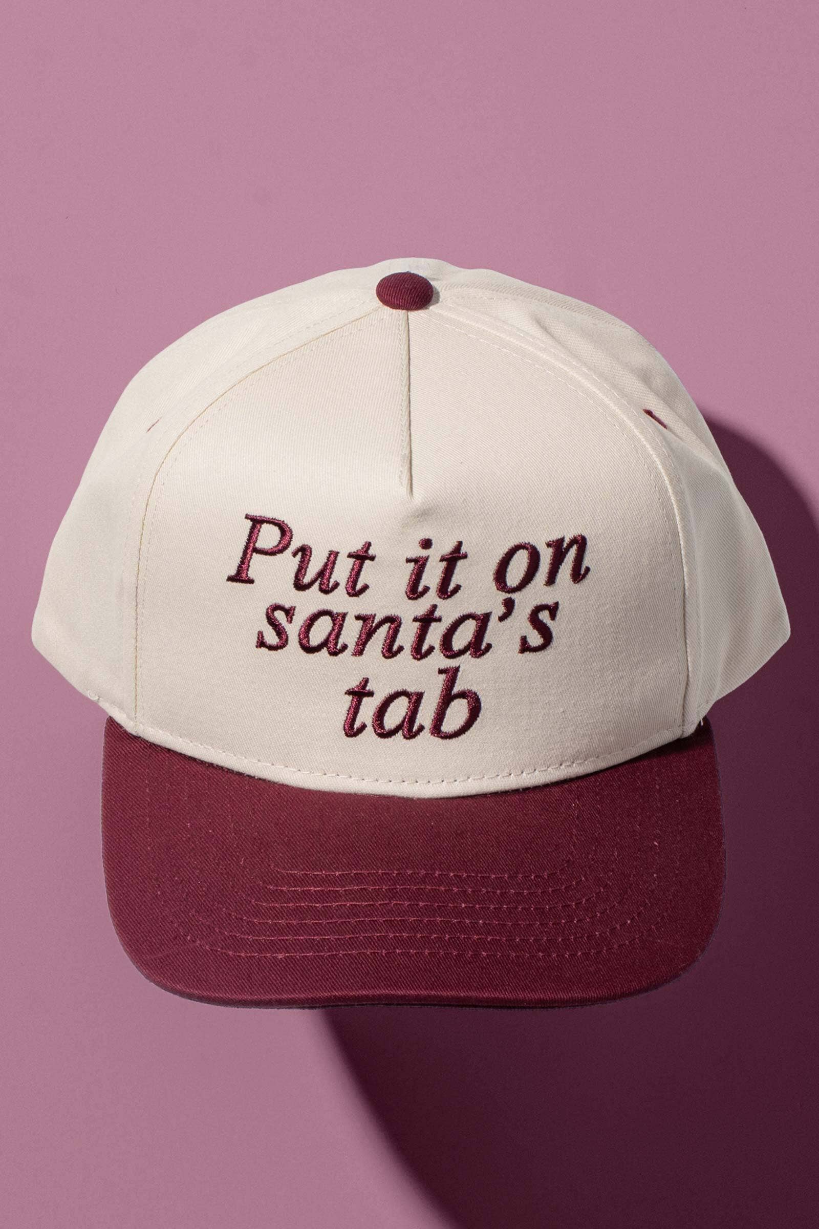 Festive Holiday Script Embroidered Trucker Cap