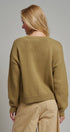Seaside Sardine Oversized Summer Knit Sweater in LT OLIVE - Women's Sweaters | Urban Daizy