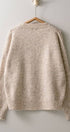 Urban Daizy Rudolph Reindeer Knit Crewneck Sweater Grey Knit Sweater - Women's (UDZ-KN-00538) – alternate view 6