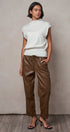 Uptown Mockneck Blouson Top in IVORY - Women's Sweaters | Urban Daizy