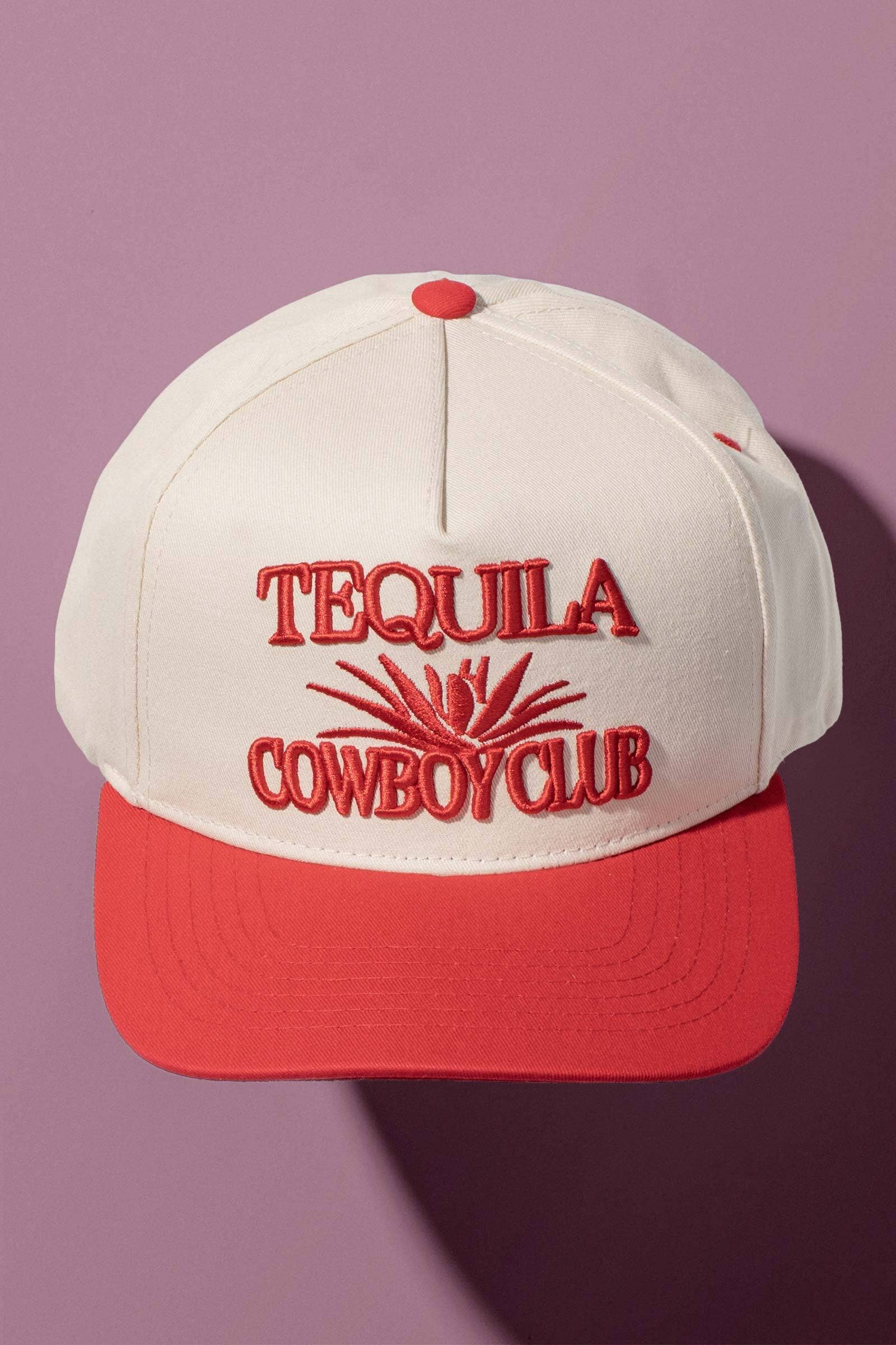 Tequila Cowboy Club Embroidered Trucker Cap