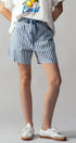 Urban Daizy Striped High-Rise Denim Shorts Blue Shorts - Women's (UDZ-DR-00389) – alternate view 11