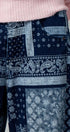 Urban Daizy Paisley Bandana Print Relaxed Fit Jeans Blue Jeans - Women's (UDPT0139) – alternate view 18