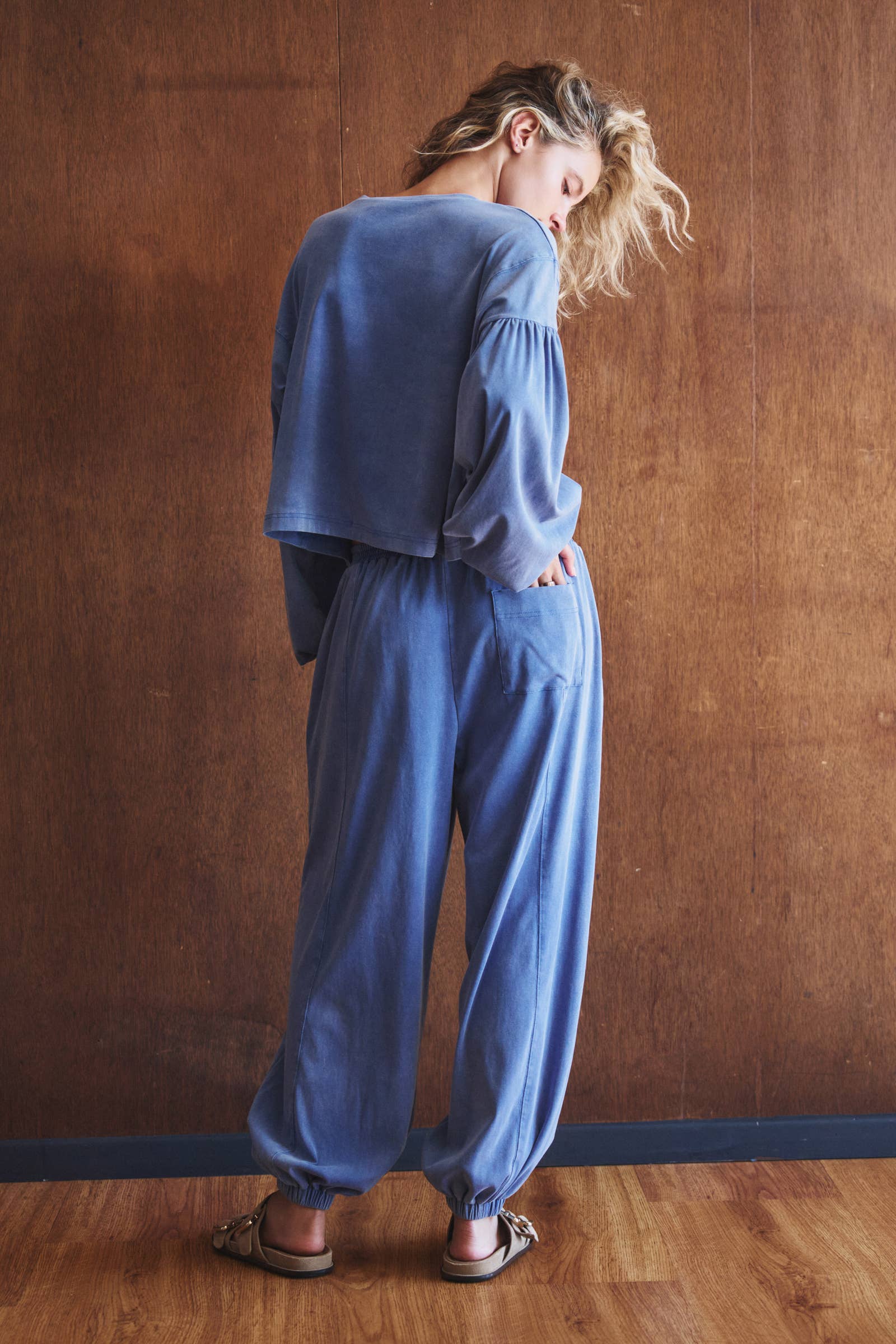 Mineral Wash Cotton Lounge Set