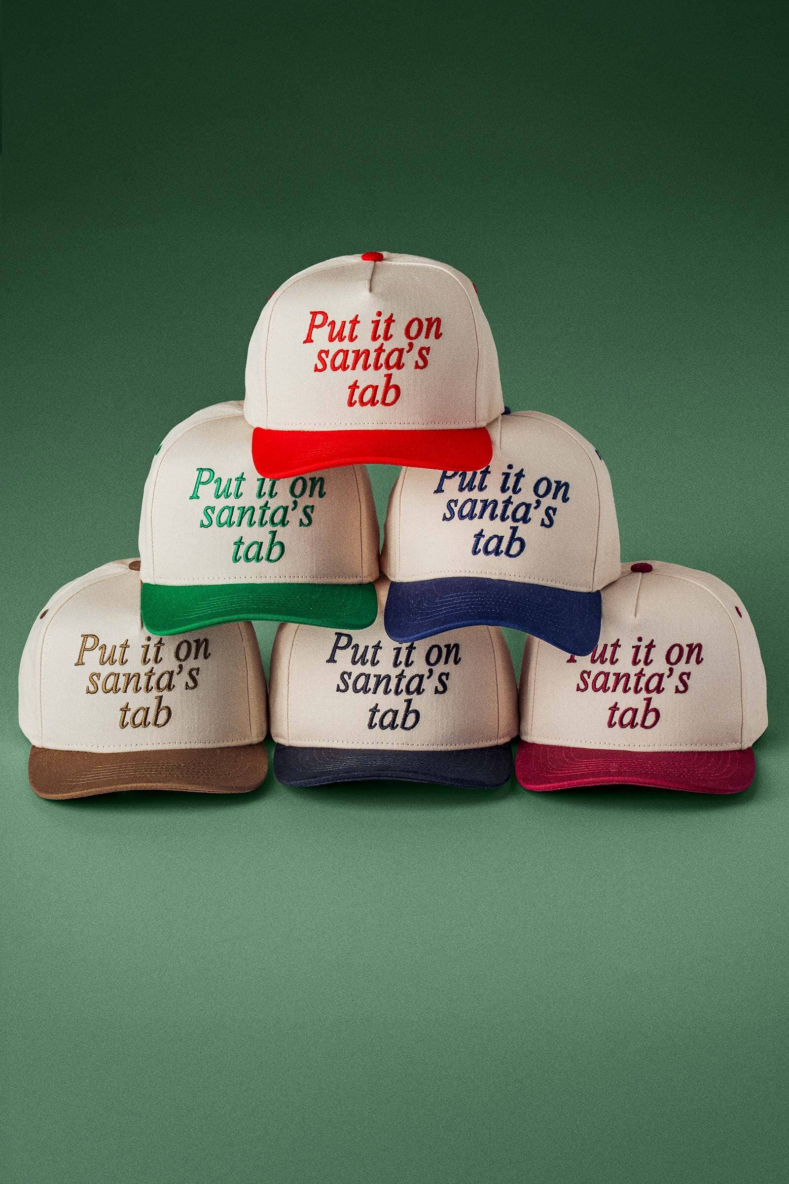 Festive Holiday Script Embroidered Trucker Cap