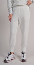 Scuba High Rise Joggers Sweatpants Pilates Athflow for Women in WHITE MELANGE - Women's Sweatpants & Joggers | Urban Daizy