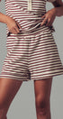 Urban Daizy Striped Knit Lounge Shorts Black Lounge Shorts - Women's (UDZ-TP-00814) – alternate view 13