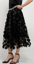 Urban Daizy Polka Dot Tulle Midi Skirt with Elastic Waist Black Skirt - Women's (UDZ-SK-00104) – alternate view 18