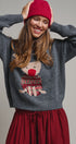 Rudolph Reindeer Knit Crewneck Sweater
