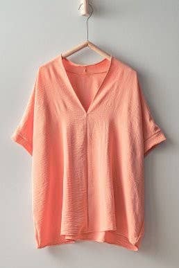 Breezy Airflow V-Neck Top