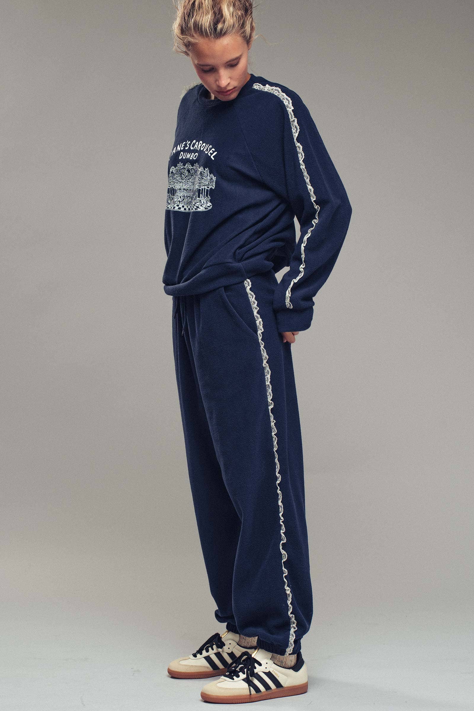 Jane’s Carousel Lace Trim Lounge Set