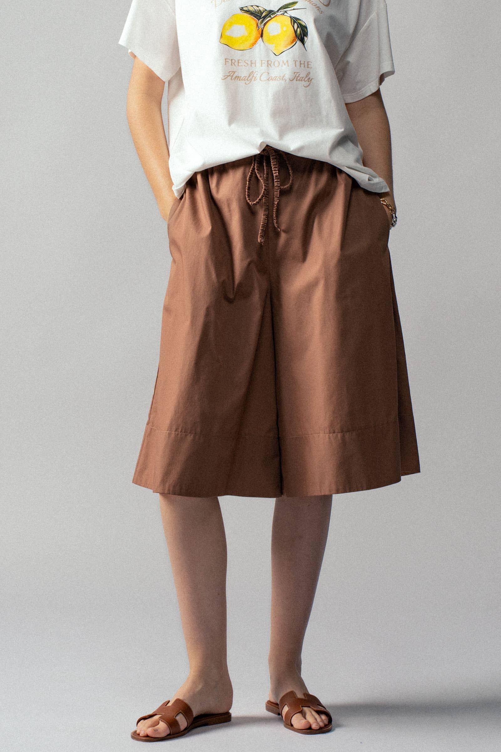 Urban Daizy Lightweight Airflow Drawstring Shorts Blue Shorts - Women's (UDZ-PT-00473) – alternate view 6