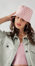 Urban Daizy Classic Spring Gingham Checkered Cotton Bucket Hat Black Bucket Hat - Women's (UDZ-AC-00031) – alternate view 14