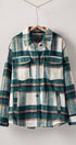 Urban Daizy Plaid Button-Down Jacket Black Shirt Jacket Shacket - Women's (UDZ-OT-00051) – alternate view 16