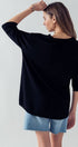 Urban Daizy Relaxed Fit V Neck Three Quarter Sleeve Tunic Top Green Tunic - Women's (UDZ-TP-00030) – alternate view 20